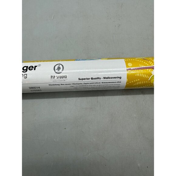 Eijffinger Pip Studio Yellow Floral Wallpaper Roll 386014 53CM X 10M Non-Woven - Picture 3 of 7